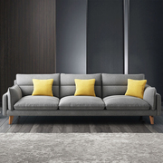 布艺沙发北欧小户型一字三人位沙发直排简约现代乳胶沙发客厅整装