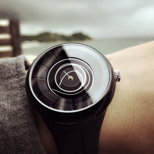 创意礼物译时enmex设计师款创意，手表旋风概念款转盘炫酷腕表