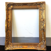 欧式风格实c木角花框油画框亮金色复古画框定制宽度9.5cm厚度5cm