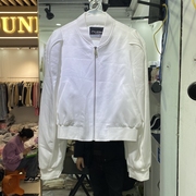 8090服饰B23020韩国小众宽肩设计立领立领棒球服女春季短外套