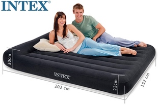 送电泵收纳袋INTEX66769豪华内置枕头双人加大充气床垫气垫床