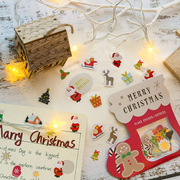 韩版创意圣诞系列贴纸包 姜饼人雪人老人手帐日记DIY相册装饰粘贴