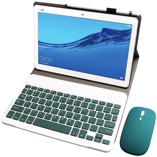 适用于华为MediaPad M5 Lite10保护套蓝牙键盘触摸鼠标BAH2-W09/W19/AL00/AL10皮套平板电脑10.1寸壳防摔支架