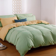纯色被套素色简约被罩1.82.0米双人四件套床单学生宿舍床上用品