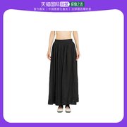 香港直邮Uma Wang 高腰褶皱半身裙 UP2004