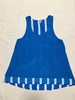 外贸原单 澳洲品牌 蓝色双层飘逸雪纺无袖宽松T恤简约优雅大牌