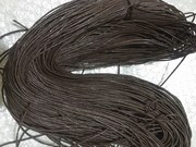 1/1.5mm咖啡色棉腊线拉蜡绳捆扎包装光滑腊线包芯棉蜡线项链线