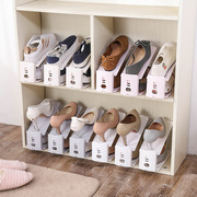 10个装/简易鞋架宿舍运动鞋子收纳家用加厚双层鞋拖寝室三档可调