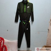 Nike 耐克童装春秋季休闲运动针织夹克外套套装 DD8563-355