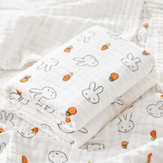 新生婴儿高密浴巾纯棉纱布，柔软吸水宝宝包被儿童包巾盖被抱被a类