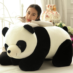 熊猫公仔玩偶抱抱熊国宝大熊猫，毛绒玩具萌萌可爱黑白，女生生日礼物