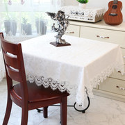 方桌桌布正方形台布家用四方，老式简约欧式餐桌布八仙桌麻将桌盖布
