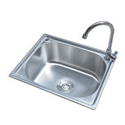 定制厨房304洗手盆不锈钢洗菜盆单槽水槽简易洗碗槽水池单池洗单