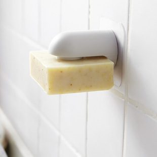 磁铁吸皂器香皂盒吸盘居家创意，卫生间壁挂式置物沥水肥皂架免打孔