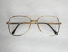 vintage古着复古金色眼镜架近视进口镜架澳大利亚九十年代产gu