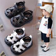 婴幼儿包头凉鞋0-1-3岁男童夏季宝宝软底防滑学步鞋小童鞋，儿童鞋4