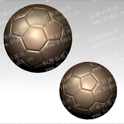 立体图3D模型打印扫描图stl/obj四轴圆雕图木雕手串足球手串