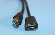 USB3.0延长线1米2米公对母数据线电脑连接键盘U盘鼠标usb加长线