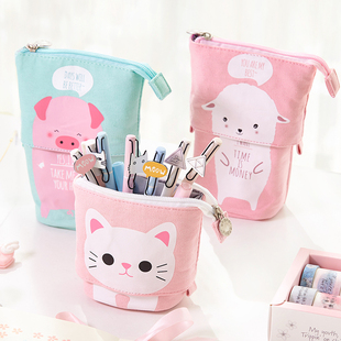 韩国小清新可爱大容量笔袋文具，袋创意简约小学生，网红少女心铅笔盒