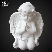 可爱天使小天使办公桌装饰品摆件欧式雕像北欧治愈情绪小摆件工位