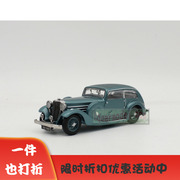 143gfcc精装版，1935捷豹jaguarss1合金老爷车，模型浅兰色