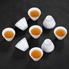 德化白瓷小号茶杯单杯陶瓷，家用简约功夫，茶具套装多人品茗普洱杯