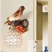 创意小鸟壁灯现代简约客厅电视墙儿童房玄关卧室动物装饰灯具