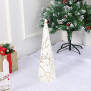 圣诞节植绒落雪圣诞树套餐塔形大型场景装饰用品酒店商场橱窗布置
