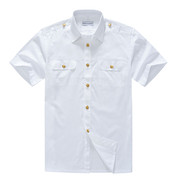 铁路制服白色男短袖长袖，工作服衬衣铁路局新式路服