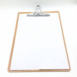 A4木板夹板 厚书写记事板夹 文件夹 办公用品 写字板本夹