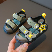 婴儿凉鞋夏季2024宝宝鞋，学步凉拖鞋，2一3岁软底儿童沙滩鞋男童