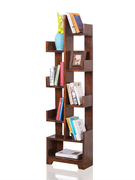 客厅简易书架实木现代简约落地置物架收纳书架，创意书架仙人掌组合