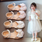 女童公主凉鞋2023夏季6儿童，2-9岁6包头5小女孩单鞋3宝宝皮鞋4