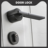木门门锁现代卧室门房门室内门把手房间门手柄，拉手静音磁吸分体锁