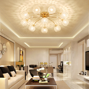 美式吸顶灯客厅卧室餐厅奢华家用现代简约北欧风格灯欧式水晶灯具