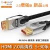 秋叶原Q603U 高清数据线hdmi2.0线4k电视屏蔽编织网10米工程级