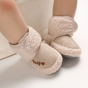 个1秋冬季宝宝0加绒婴儿12月岁学步男女不保暖 6子一掉新生一棉鞋
