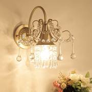 水晶壁灯客厅床头镜前灯，现代走廊过道灯卧室创意，法式欧式美式灯具