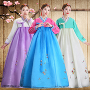 朝鲜服装鲜族服女成人，改良韩服韩国古装，民族舞蹈演出服大长今衣服