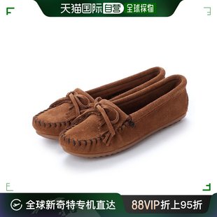 日本直邮minnetonkakilty莫卡辛鞋(深棕色，)迷你唐卡靴子