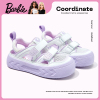 芭比童鞋女童运动鞋2024夏季女孩运动凉鞋儿童框子鞋透气网鞋