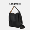 Songmont大号挂耳托特包系列设计师款头层牛皮慵懒通勤单肩斜挎包
