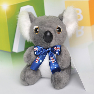 毛绒玩具大利亚树袋熊公仔澳洲考拉熊丝带(熊，丝带)生日礼物娃娃玩偶k5