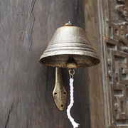超大号复古铸铁门铃铃铛法式铁艺壁饰咖啡馆敲钟上课打铃装饰挂件