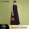 LILY BROWN春夏款可爱无袖高腰吊带假两件连衣裙LWFO232114