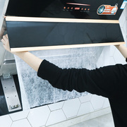 日本抽油烟机过滤网吸油纸防油罩厨房灶台挡隔防油贴纸耐高温