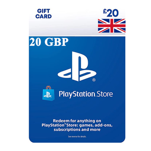 欧洲英服psn钱包充值点卡，20英镑gbp20card(uk)ps5ps4psvps3