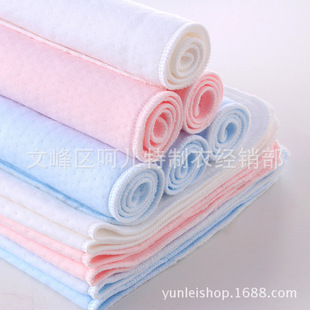 三层生态棉布尿布 免折叠婴儿厚尿布 反复洗用新生儿尿布片