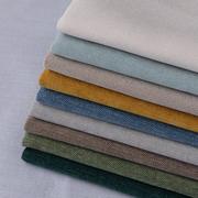 雪尼尔沙发布料面料纯色绒布加厚抱枕桌布手工自制沙发套布料