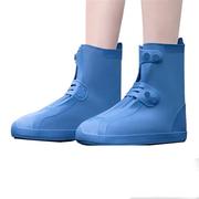 雨鞋套女款防水防滑加厚底耐磨便携式雨靴套中高筒可折叠水鞋男士